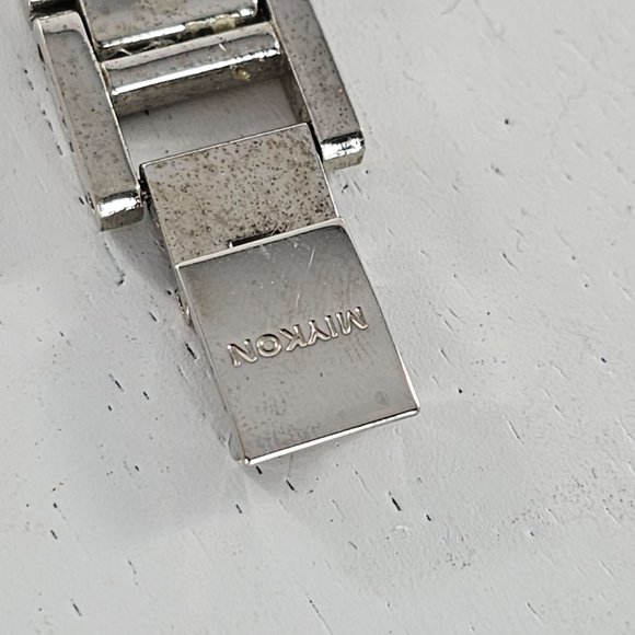 Miykon Ladies Watch Blue Silver Rhinestones J4493 - Picture 9 of 9